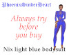 Nix light blue bodysuit