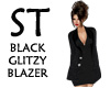 ST GLITZY BLAZER BLACK