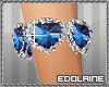 Blue Heart Bracelet
