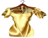 Sexy Gold Satin Dress