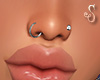 ✘ Nose stud&ring