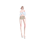 Cropped top with a twist
