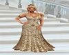 Doll White n Gold Gown