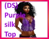 (DS)purple silk top