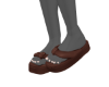 chocolate ugg slippies