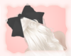 A: Req grey hair bow