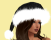 Cute Black Santa Hat