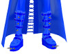 blue pvc platform boots