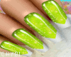 C~Lime Btrfly Nails