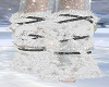 White Fur Leg Warmers
