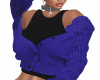 Sweater blue &top