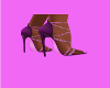 purple pinkish heels