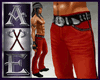 X Red Muscle Jeans
