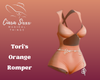 Tori's Orange Romper
