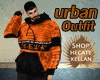 Urban Outfit Orange