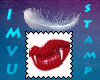 Vampire lips stamp