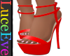 Red Doria Heels