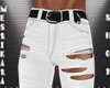 Artur Ripped Wht Jeans
