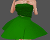 Short Green Fur Dress