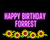 Happy Birthday Forrest