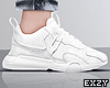 ✖ White Sneakers.