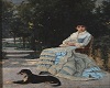^Lady with her dog-Rizos