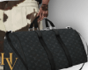 <Hv> Black Hand Bag-LV