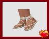 Tan Twist Sandals