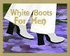 Men's White Boots