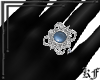 Blue Ice Silver Ring