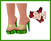 N -Green Heels