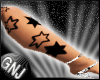 [gnj]STARS leg tatto