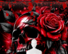 Creepy skull background