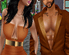 couple fit brown dress*F