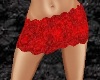 {S} Lace Skirt Red