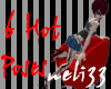 Hot chair 6 poses-Red
