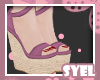 S' Lace Sandals Lilac