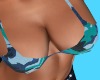 Blue Camo Bikini TOP