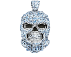 BLUE STAND ON BIZ SKULL
