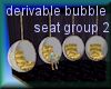*F* bubble seats 1