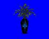 blue lobby vase