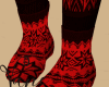 ♛ Red Christmas Socks.