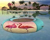 Flamingo trampoline
