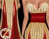 *Aphrodite Gold&Red gown