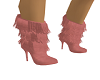 pink tassle boots
