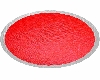 red leather round rug