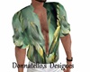 green tropical shirt