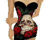 Biker Mini Skull N Roses