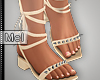 Mel*Flat Sandals Ivory