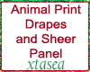 Animal Print Drapes